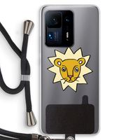 Kleine leeuw: Xiaomi Mi Mix 4 Transparant Hoesje met koord