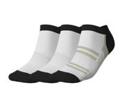 CRIVIT 3 Paar dames sportsokken (wit/zwart, 39-42)