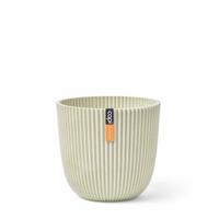 Planter Ball Groove 13x12 cm sawdust white bloempot - Capi europe