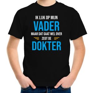 Ik lijk op mijn vader cadeau t-shirt zwart voor kinderen