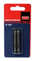 Bahco x2 bits t20 70mm 1/4" dr standard. | 59S/70T20-2P - thumbnail