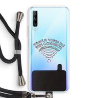 Home Is Where The Wifi Is: Huawei P Smart Pro Transparant Hoesje met koord