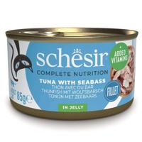 SCHESIR in jelly Tuna with sea bass - nat kattenvoer - 85 g