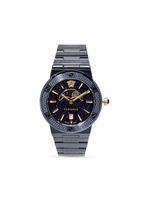 Versace montre Greca Logo Moonphase 38 mm - Bleu