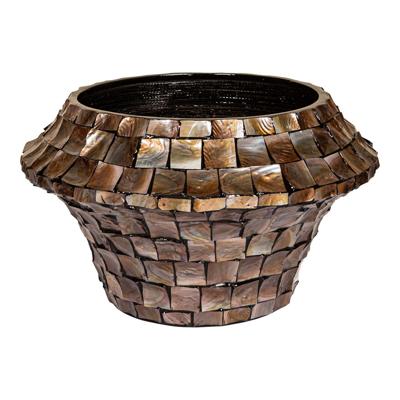Daven Bronzen poly shell pot rond laag M