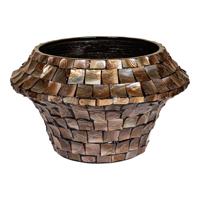 Daven Bronzen poly shell pot rond laag M