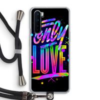 Only Love: OnePlus Nord Transparant Hoesje met koord