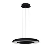 Lyora Moderne hanglampEpos Ø 60cm zwart met wit - 9345711