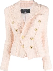 Balmain veste 8-Button Jolie Madame en tweed - Rose