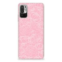 Xiaomi Redmi Note 10/10T 5G | Poco M3 Pro TPU Case White Flowers