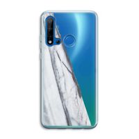 Gestreepte marmer: Huawei P20 Lite (2019) Transparant Hoesje