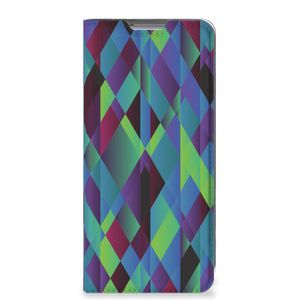 Xiaomi 12 | 12X Stand Case Abstract Green Blue