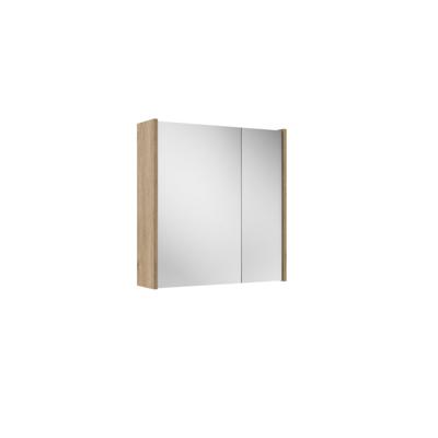 Adema Prime Spiegelkast - 60x63x16cm - inclusief zijpanelen - Eiken SW1212815/SW812072