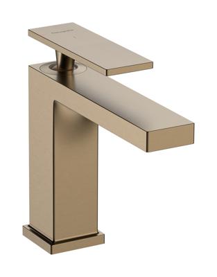 Hansgrohe Tecturis E 110 CoolStart ééngreeps wastafelmengkraan met PopUp trekwaste, Brushed Bronze