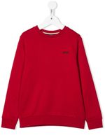 BOSS Kidswear sweat à logo imprimé - Rouge