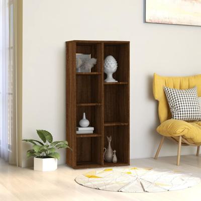 Boekenkast 50x25x106 cm bruin eikenkleur