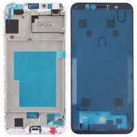 Front behuizing LCD-frame bezel voor Huawei Y6 (2018) (wit)