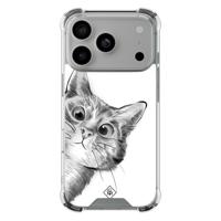 iPhone 17 Pro shockproof hoesje - Kat kiekeboe