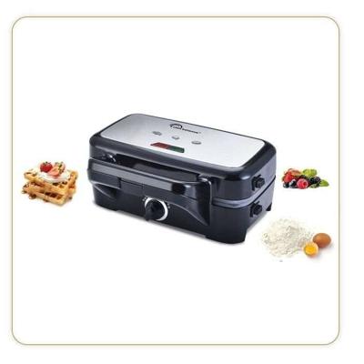 LITTLE BALANCE 8368 Speed'n Mixt 1200, Wafelijzer & Grill 2 in 1, 1 wafelplaat, 1 verwisselbare grillplaat, 1200 W, RVS