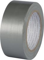 Q-CONNECT ducttape, ft 48 mm X 25 m, zilver