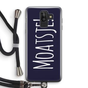 Moatsje!: Samsung Galaxy J8 (2018) Transparant Hoesje met koord