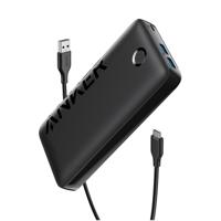 Anker 335 Power Bank (PowerCore 20K 22.5W Built-In USB-C Cable) Powerbank Zwart