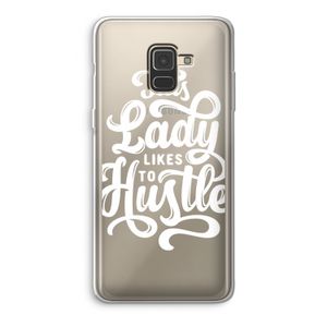 Hustle Lady: Samsung Galaxy A8 (2018) Transparant Hoesje