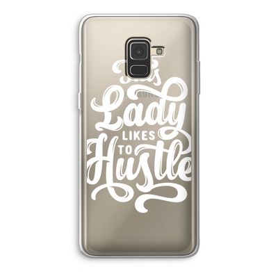 Hustle Lady: Samsung Galaxy A8 (2018) Transparant Hoesje