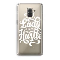 Hustle Lady: Samsung Galaxy A8 (2018) Transparant Hoesje