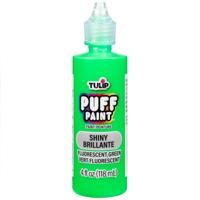 Tulip • dimensional fabric paint puff neon green 118ml