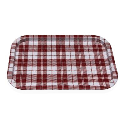 Dienblad Versa Vichy Rood 23 X 1,5 X 34 CM