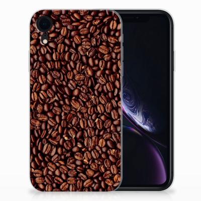Apple iPhone Xr | Siliconen Case | Koffiebonen
