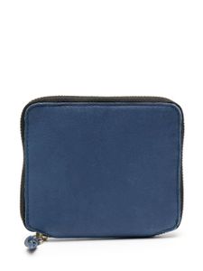 Comme Des Garçons Wallet portefeuille en cuir à logo embossé - Bleu