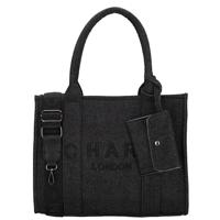 Charm London Shopper/Schoudertas Bond Zwart