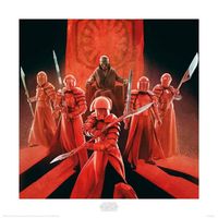 Kunstdruk Star Wars The Last Jedi Snoke and Elite Guards 40x40cm - thumbnail