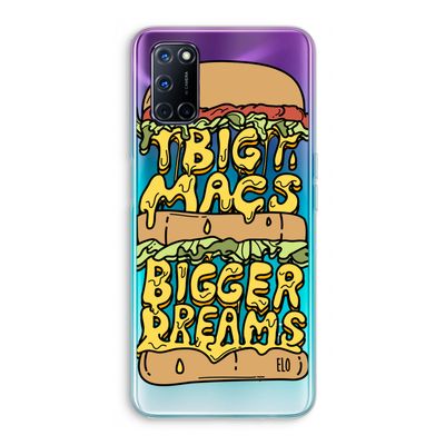 Big Macs Bigger Dreams: Oppo A52 Transparant Hoesje
