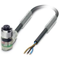 Phoenix Contact 1668263 Sensor/actuator connector, geassembleerd M12 Aantal polen: 3 Bus, haaks 3.00 m 1 stuk(s) - thumbnail