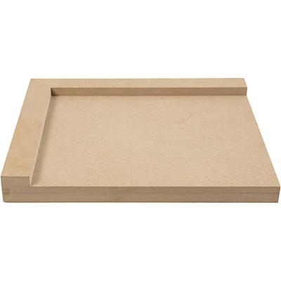 Creativ Company Houten linoleumhouder, afm 25x29 cm, rechtshandig, 1 stuk