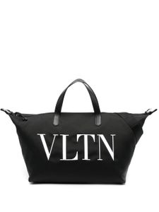 Valentino Garavani sac cabas à logo imprimé - Noir