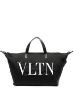 Valentino Garavani sac cabas à logo imprimé - Noir