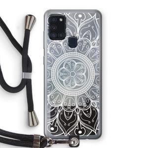 Roses Are Red: Samsung Galaxy A21s Transparant Hoesje met koord