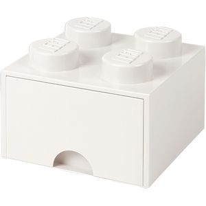 Room Copenhagen LEGO Brick Drawer 4 Wit opbergdoos