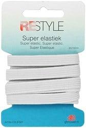 Restyle Super Elastiek 10 mm x 3 meter 009 Wit