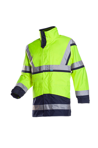 Sioen 401A Powell Signalisatie regenparka met uitneembare softshell jas