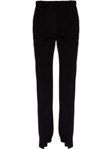 VETEMENTS pantalon de jogging à logo brodé - Noir