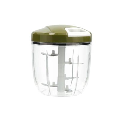Handmatige minihakker met trekkoord Quid Naturalia Groen Metaal 12,5 x 14 cm Handboek