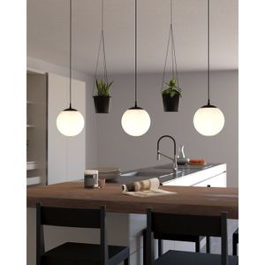 EGLO Rondo 3 hangende plafondverlichting E27 40 W Zwart, Wit