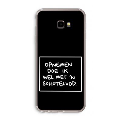 Schotelvod: Samsung Galaxy J4 Plus Transparant Hoesje