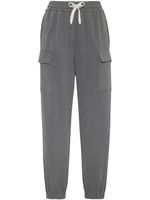 Brunello Cucinelli pantalon de jogging à poches cargo - Gris