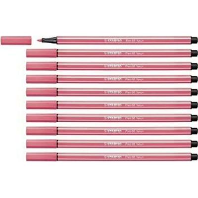 Markeerstiften Stabilo Pen 68 Fluor Fluorescerend Rood (10 Onderdelen)